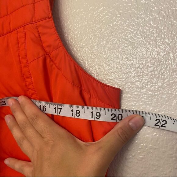 Columbia red Shining Light Fleece Lined full Zip puffer vest mock neck M - Picture 10 of 10